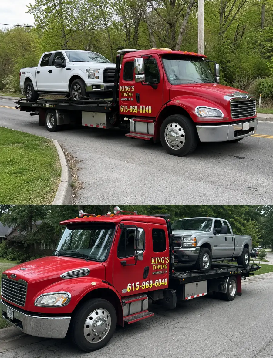 King's Towing & Recovery 24/7 night towing dispatch in Nashville and Antioch Tennessee