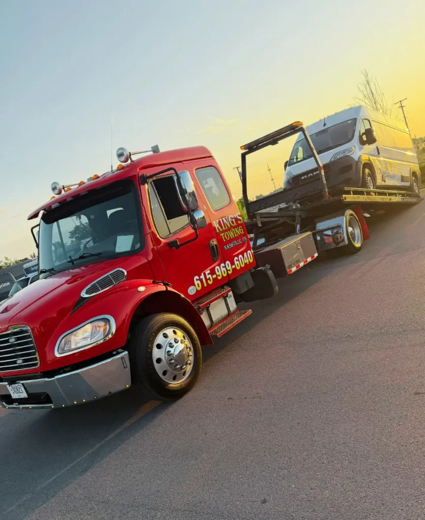 Flatbed towing Nashville TN — King's Towing damage-free transport